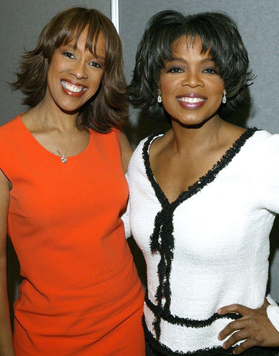 Gayle King and Oprah Winfrey