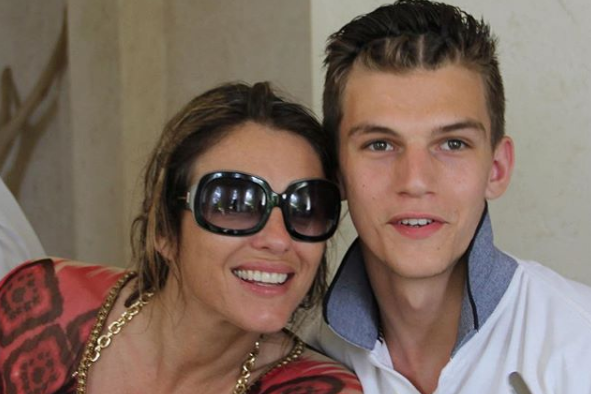 Liz Hurley said her nephew Miles lost four pints of blood in the attack