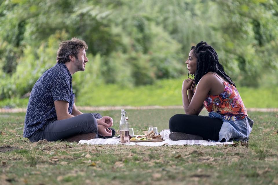 Chris O'Dowd and Jessica Williams in 'The Incredible Jessica James'