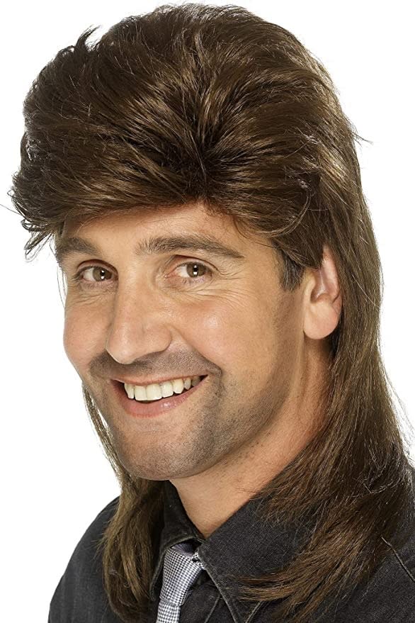 Smiffy's Men's Mullet Wig