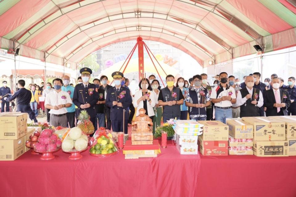 斗六分局新廳舍十七日舉行動土，斥資三點五億元建於祥瑞大樓原址。（記者陳正芬攝）