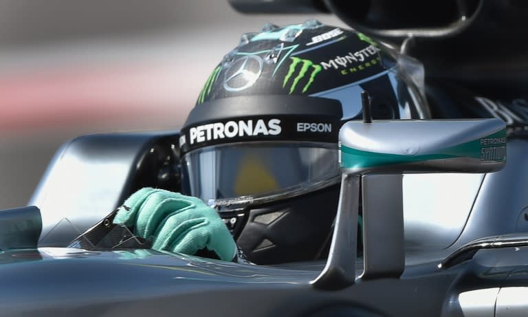 Mercedes driver Nico Rosberg in action during the second practice session for the Russian Grand Prixs in Sochi on April 29, 2016