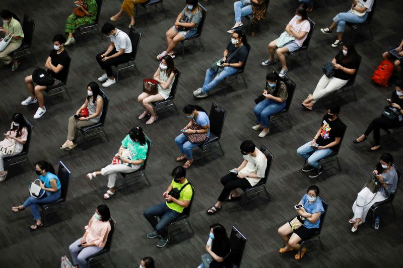 FILE PHOTO: Mass COVID-19 vaccination rollout starts in Bangkok