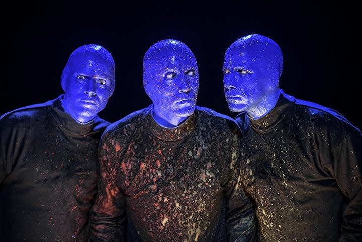 The Blue Man Group is performing at the Wharton Center Jan. 20-22.