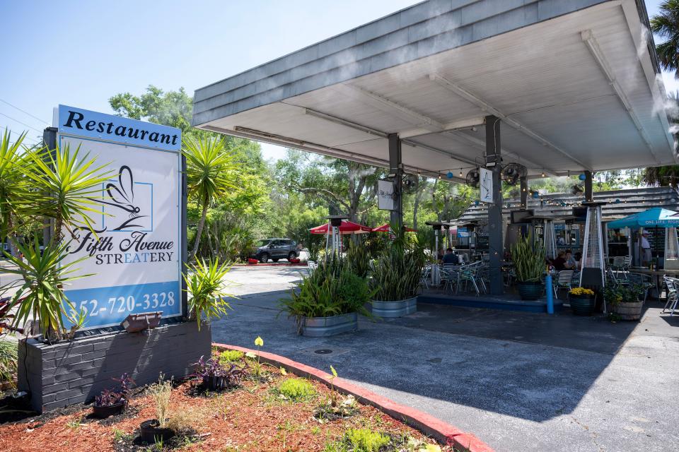 Fifth Avenue Streatery, 846 E. Fifth Ave. in Mount Dora, is open 8 a.m. to 8 p.m. Sunday, 11 a.m. to 8 p.m. Monday, Wednesday and Thursday, and 11 a.m. to 9 p.m. Friday and Saturday.