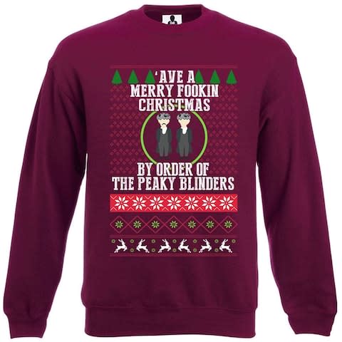 Ave A Merry Christmas by Order of The Peaky Blinders Jumper - Credit: Amazon