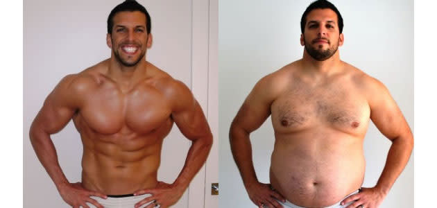 (Drew Manning before and after. Fit2fat2fit.com)