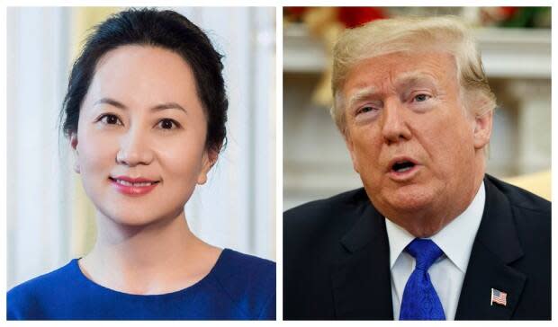 Lawyers for Huawei chief financial officer Meng Wanzhou claim that former U.S. President Donald Trump threatened to use their client as a bargaining chip in the U.S. trade war with China.