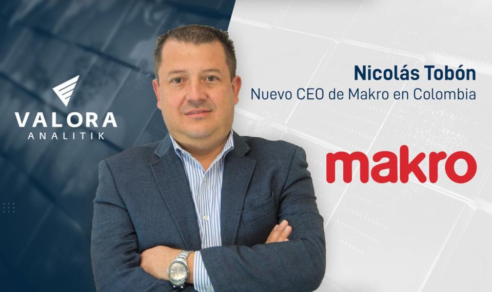 Nicolás Tobón Nuevo CEO de Makro en Colombia Foto: Makro