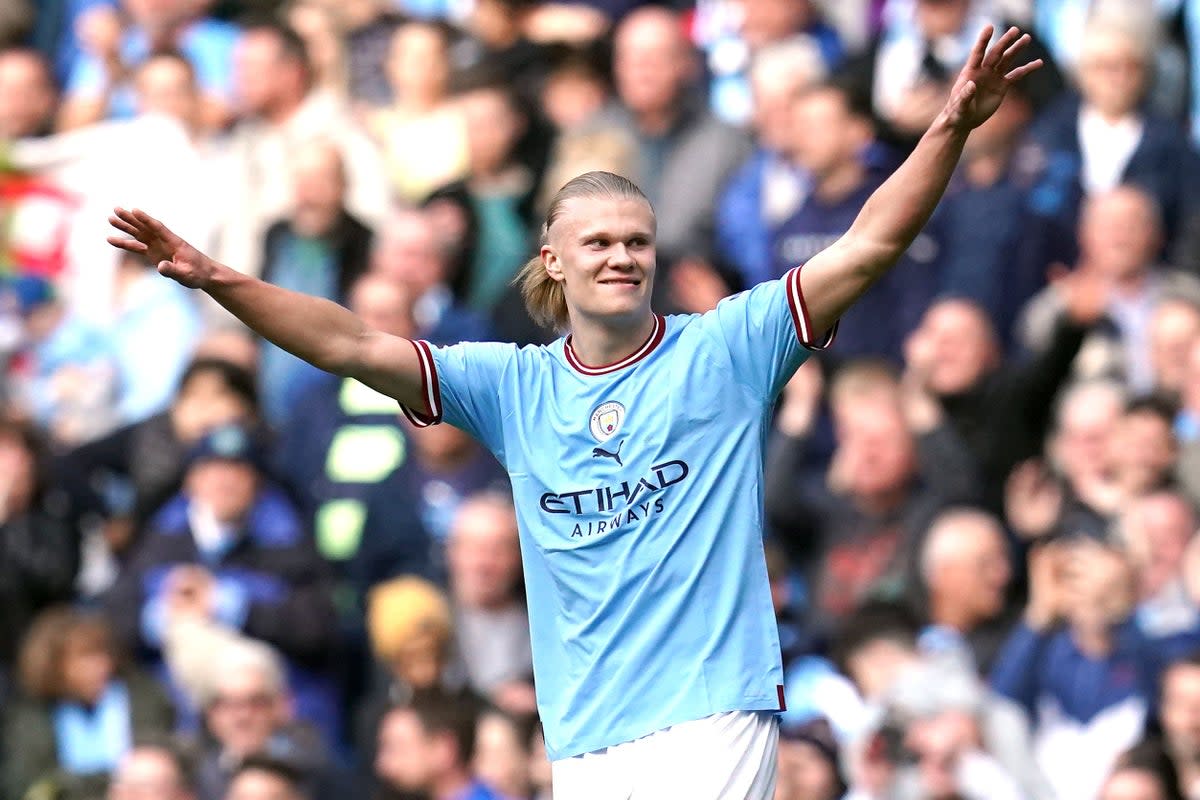 Manchester City’s Erling Haaland keeps on scoring (Nick Potts/PA) (PA Wire)