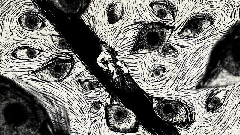 吳識鴻透過版畫質感的動畫，重現葉石濤筆下白色恐怖的陰影。（茂樹電影提供）