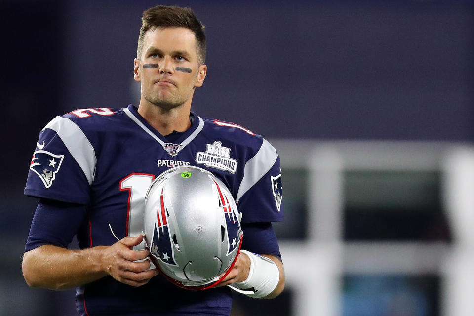 Tom Brady and the Patriots looked as good as ever in Week 1. (Getty Images)