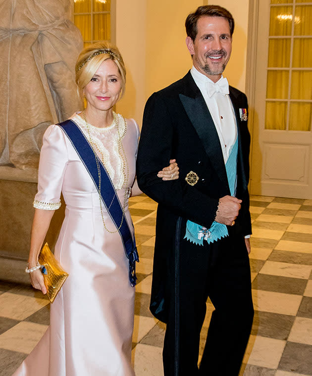 Marie-Chantal and Prince Pavlos married in 1995. Photo: Getty