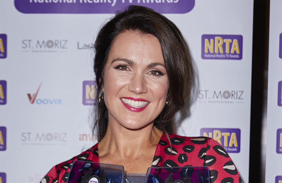 Susanna Reid is among the stars who have been nominated for prizes at this year's National Reality TV Awards credit:Bang Showbiz