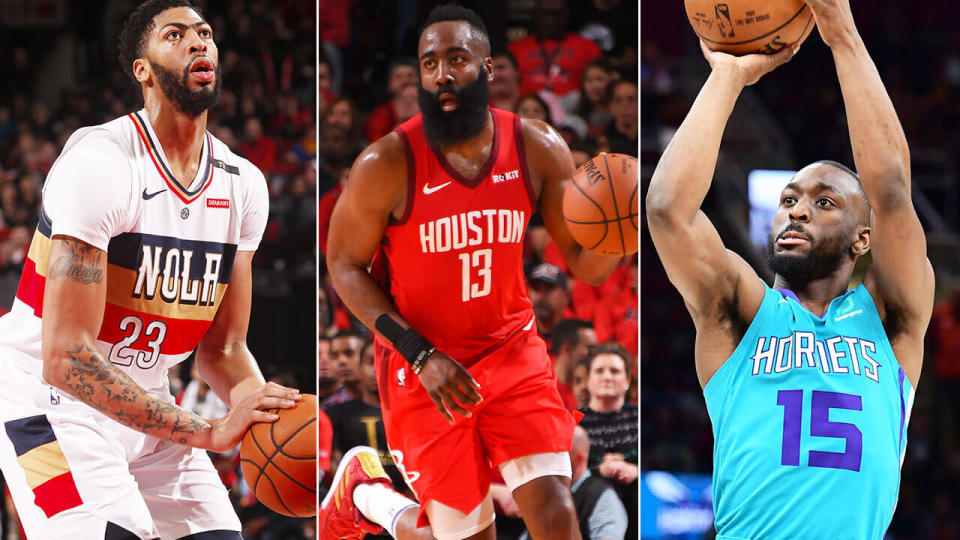 Anthony Davis, James Harden and Kemba Walker are sure to wow Australian crowds during FIBA World Cup warm-up games.