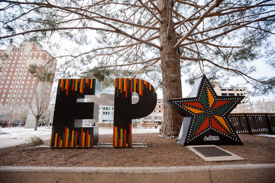 Visit El Paso celebrates Black History Month by creating a new design for the Love Letters art exhibit at San Jacinto Plaza. The installation will be up downtown from Feb. 1- Mar. 1, 2022.