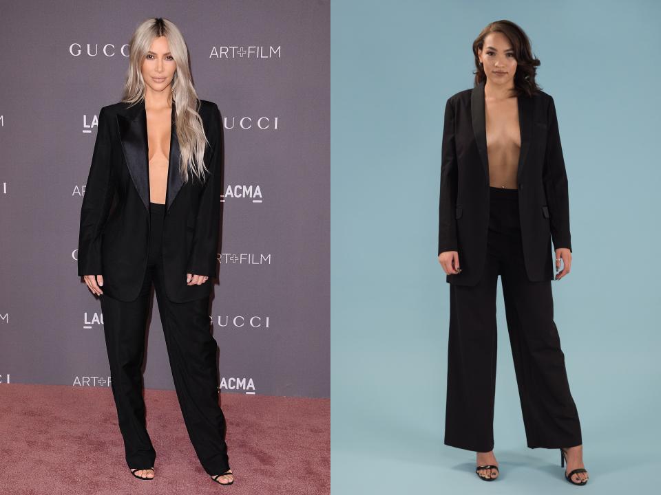 1) The No-Shirt-No-Problem Pantsuit