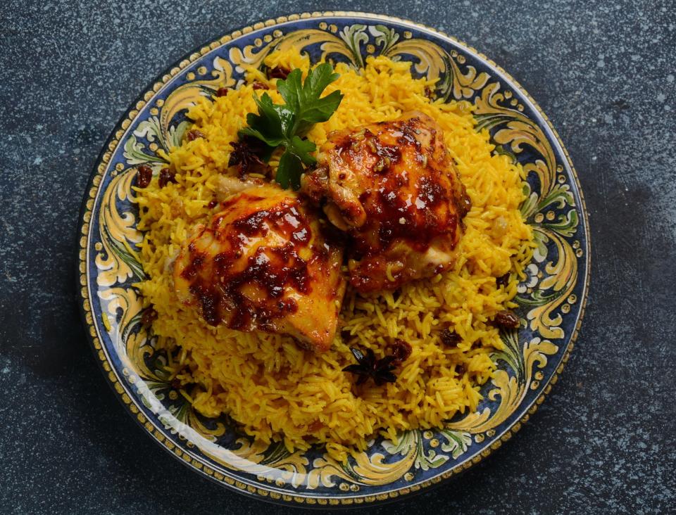 plate of kabsa