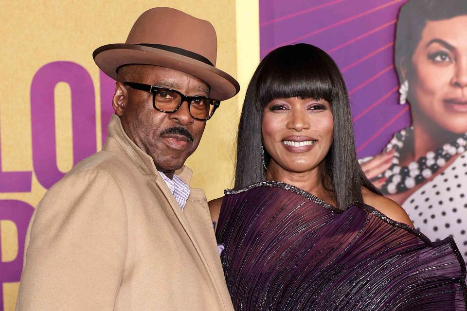 <p>Leon Bennett/Getty</p> Courtney B. Vance and Angela Bassett in Los Angeles on Dec. 6, 2023