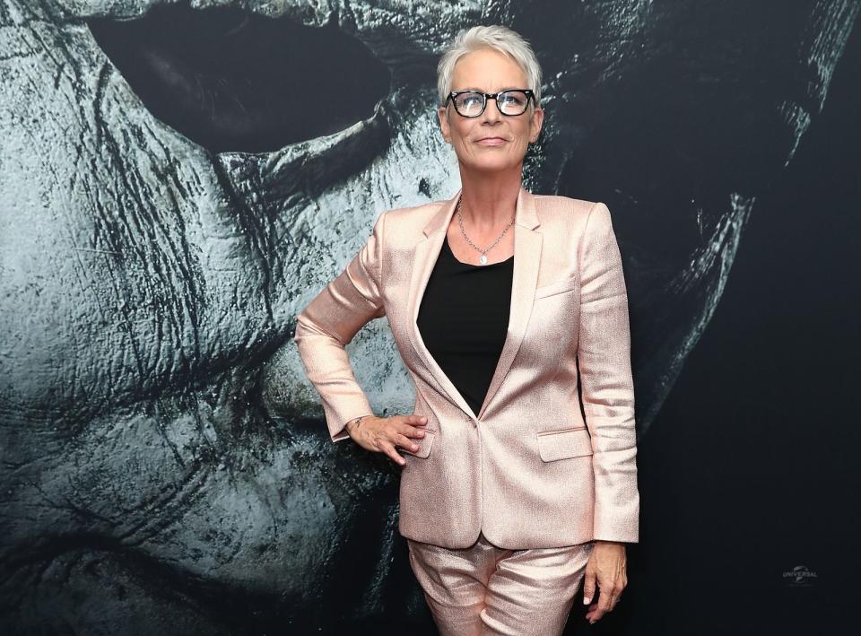 <p>Schauspielerin Jamie Lee Curtis ("True Lies", "Ein Fisch namens Wanda", "Halloween") ließ die Windel mit dem integrierten Stauraum für feuchte Tücher 1987 patentieren. (Bild: Mark Metcalfe/Getty Images)</p> 