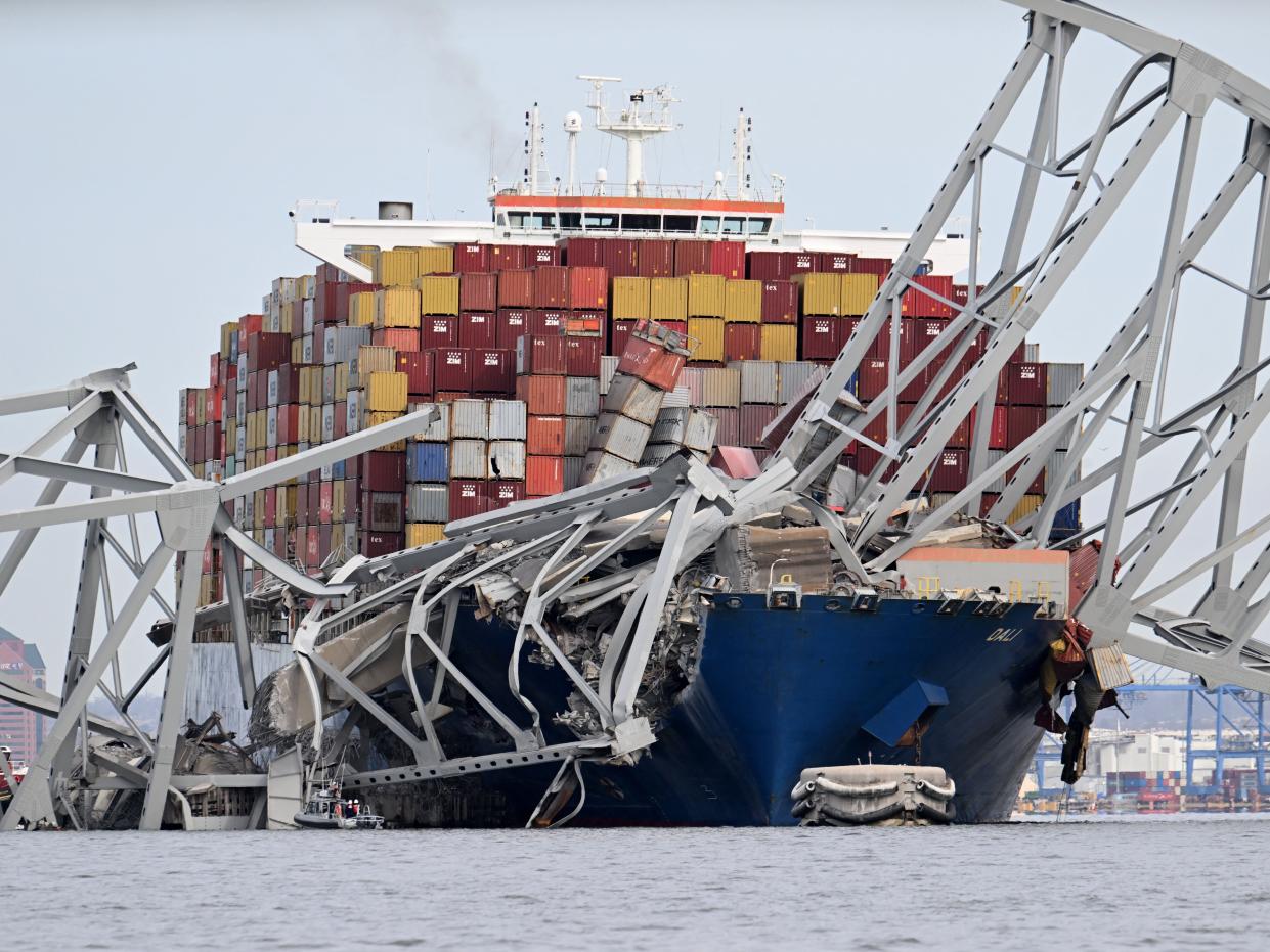The bridge collapse shut down shipping traffic at Baltimore's port
