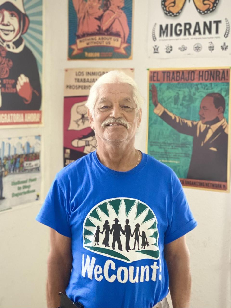 Jose Delgado, 72, is a Homestead, Florida farmworker whose health has suffered from heat. He's an advocate with WeCount, a group for immigrant rights.
