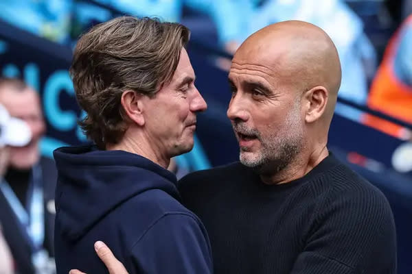 «Es una cuestión de tiempo»: Thomas Frank del Brentford da consejos para el importante cambio de entrenador de Pep Guardiola