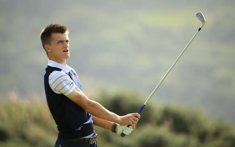 Ashton Turner of GB&I in action during the second day of the Jacques Leglise Trophy at Royal St David's Golf Club on August 31, 2013 - Credit: Getty Images