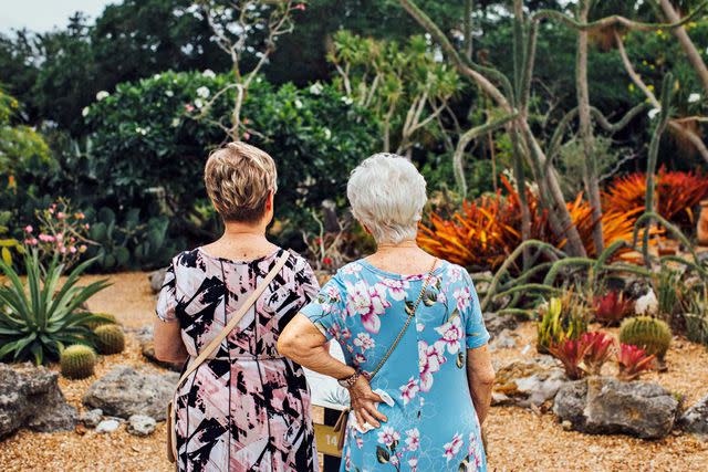 Rose Marie Cromwell Visitors at the Marie Selby Botanical Gardens.