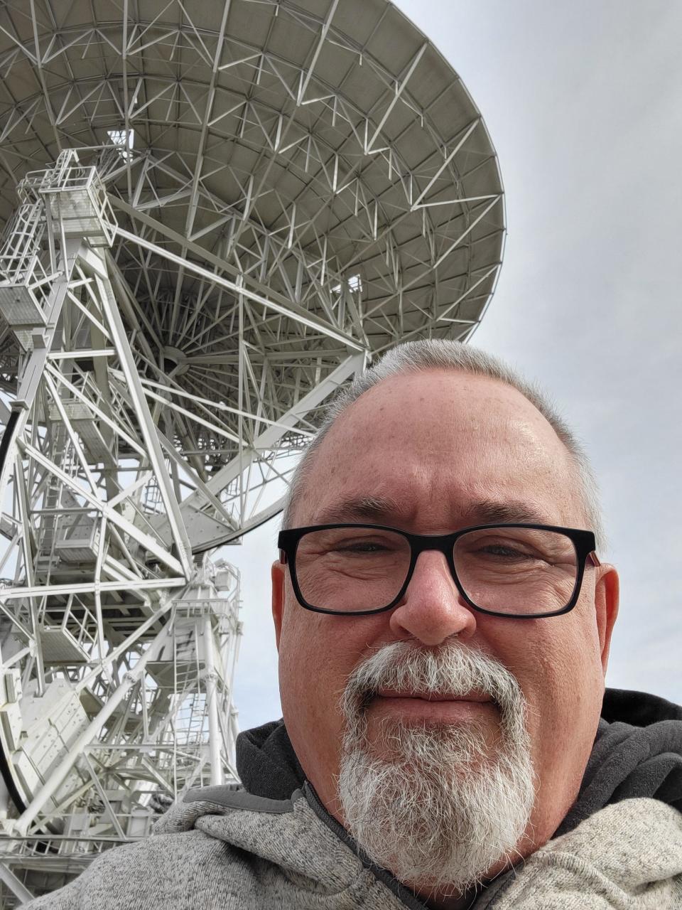 Brevard astronomer David Johnston poses at the Pisgah Astronomical Research Institute in Rosman recently.