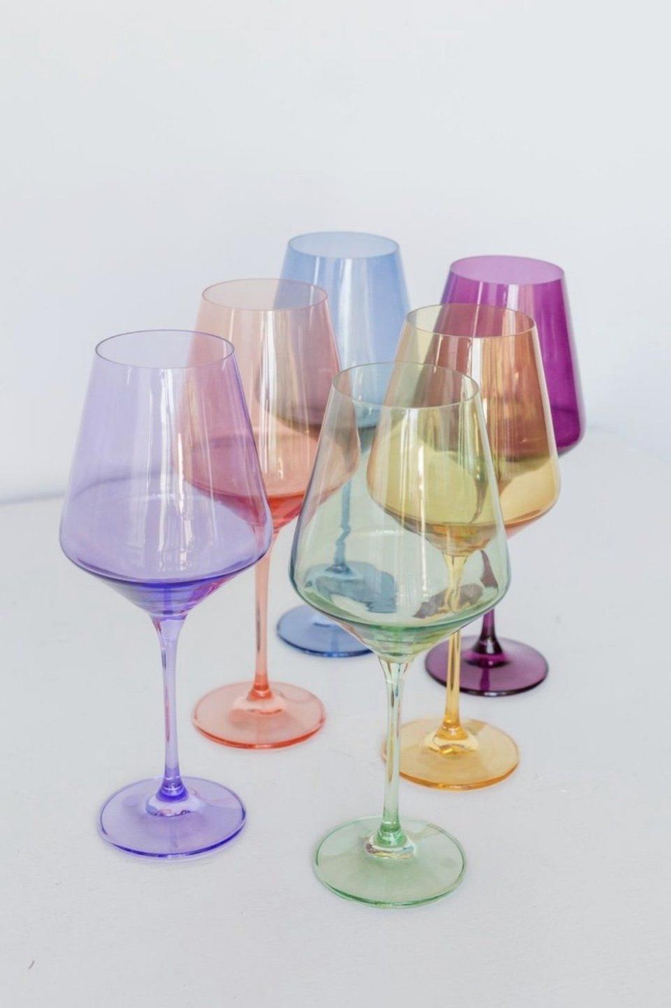 1) Estelle Colored Glass