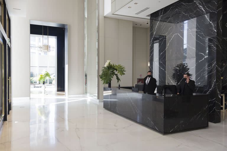 El lobby del edificio