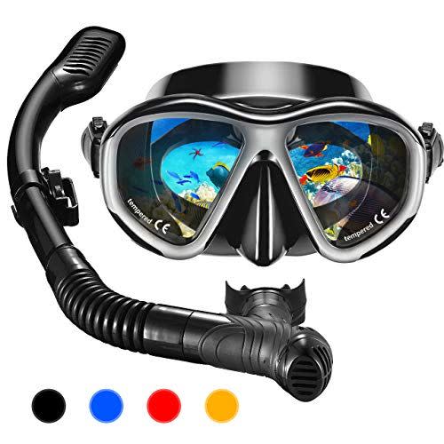 2) OMORC Adult Snorkel Set