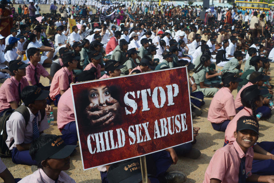 Protesters campaign against child sex abuse in India: AFP/Getty Images