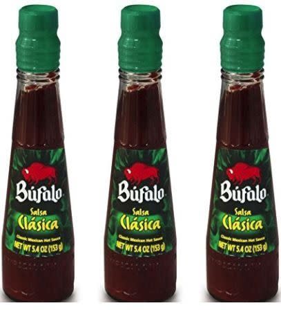 6) Bufalo Salsa Clasica Mexican Hot Sauce 5.4 oz (Pack of 3)