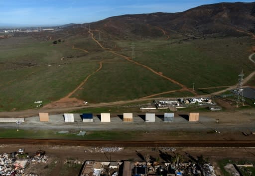 Trump has made building a wall -- like these prototypes seen from Tijuana on January 7, 2019 -- the central theme of his nationalist domestic policies