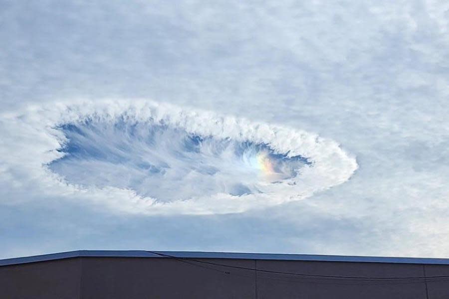 ¿Qué es eso? Captan extraño agujero en cielo de Chiapas 