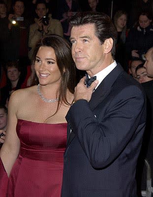 Pierce Brosnan with wife Keely Shaye Smith at the London gala premiere of MGM's Die Another Day