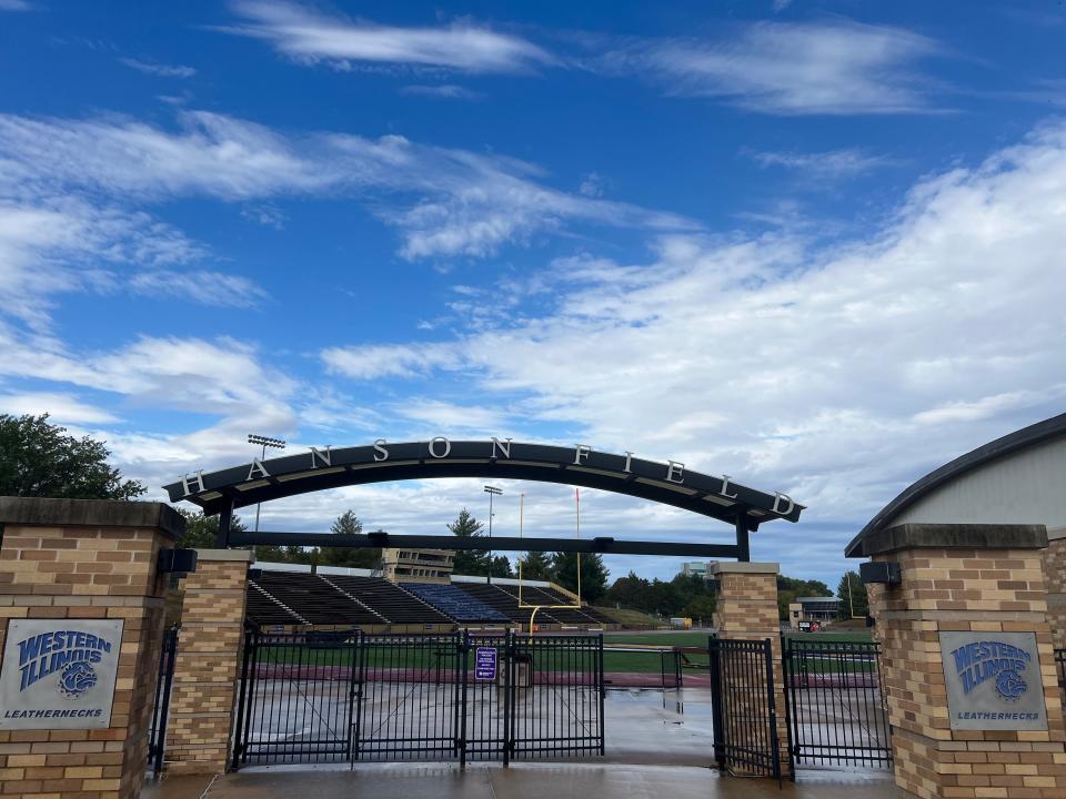 Hanson Field in Macomb, Ill. is the home of the Western Illinois University Leathernecks football and track & field teams.