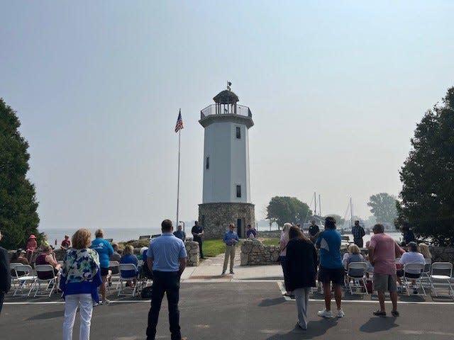 Lighthouse renovations included structural repairs, new siding, and replacement of wooden windows and mortar. A ribbon cutting was held June 29.