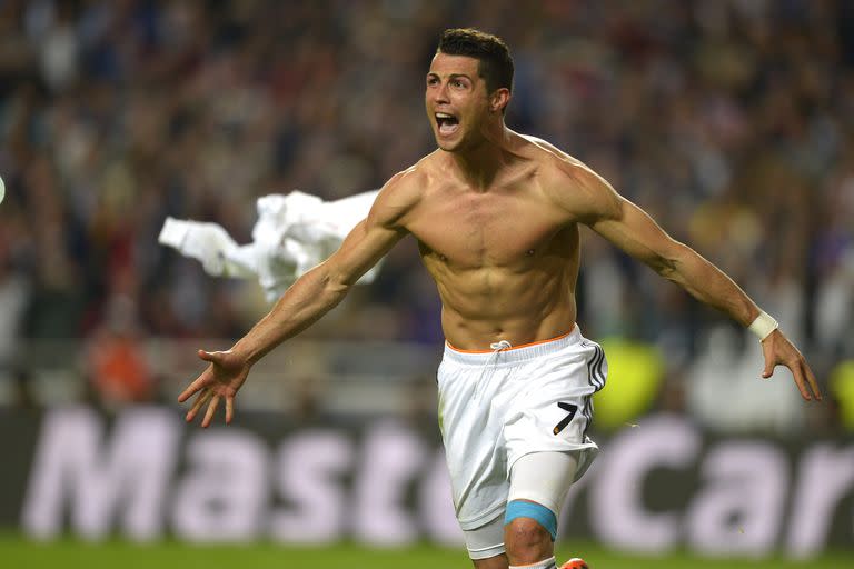 Cristiano Ronaldo ganó cinco Champions League, cuatro con Real Madrid