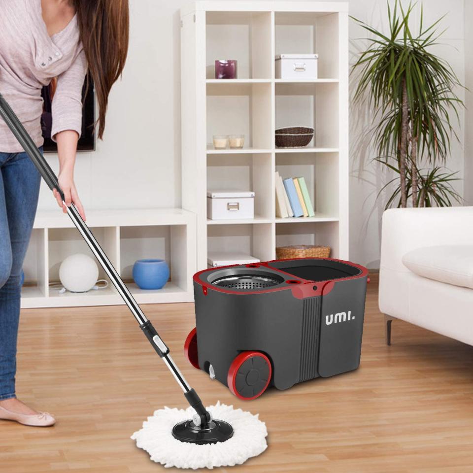 Stacey Solomon loves this spinning mop, which is available on Amazon