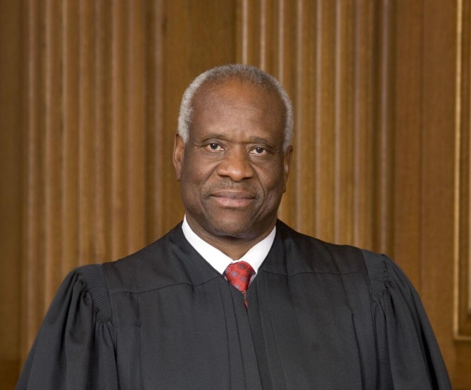 美國聯邦最高法院大法官湯瑪斯(Clarence Thomas)。(圖：取自維基百科)