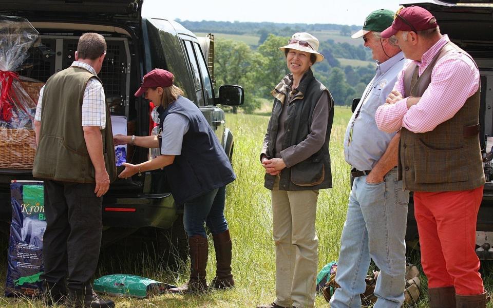 Debbie Zurick trained one of Princess Anne's gun dogs