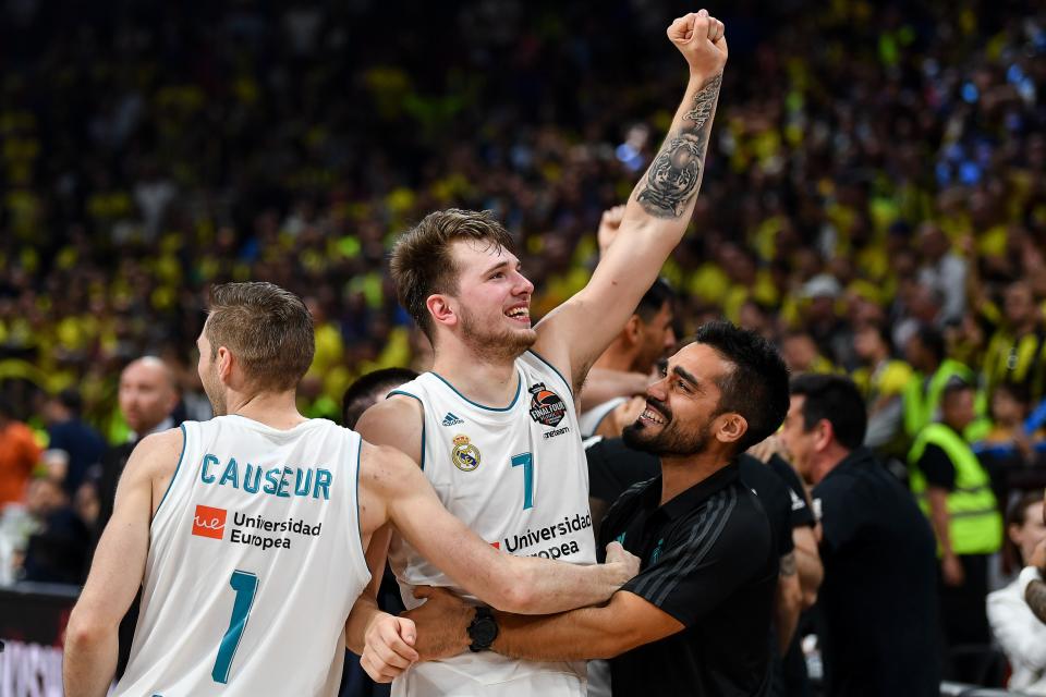 Slovenian playmaker Luka Doncic, perhaps the most decorated international prospect ever to enter the NBA draft, is on his way to the NBA. (Andrej Isakovic/AFP/Getty Images)