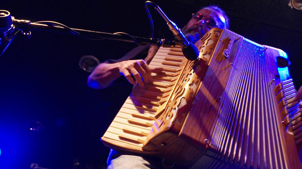 Accordionist Simone Zanchini. / Credit: CBS News