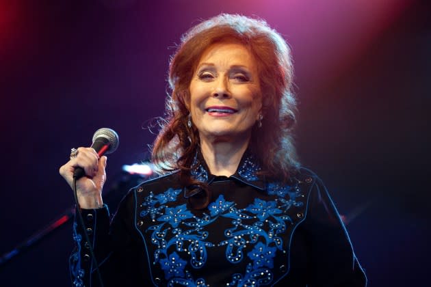 Loretta Lynn onstage at Bonnaroo in 2011. Her family is rich in musicians, including Emmy Russell, who auditioned for 'American Idol.' - Credit: Erika Goldring/WireImage