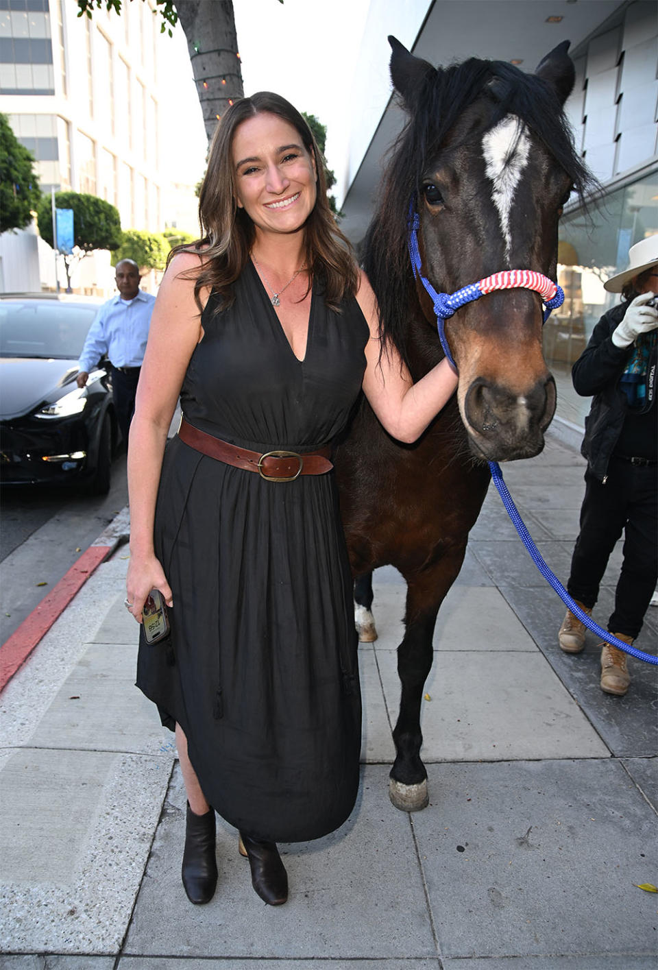 Filmmaker Ashley Avis poses with Pinson