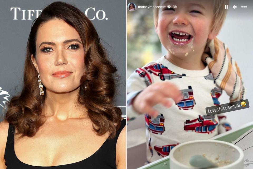 <p>Amy Sussman/Getty Images; 2Baby; Mandy Moore/Instagram</p>