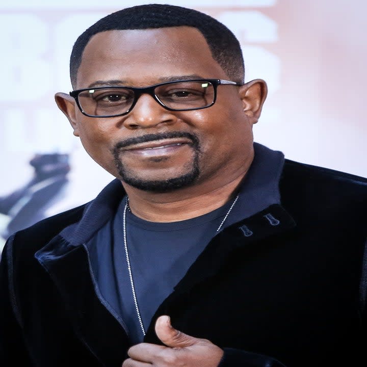 Close-up of Martin Lawrence giving a thumbs-up